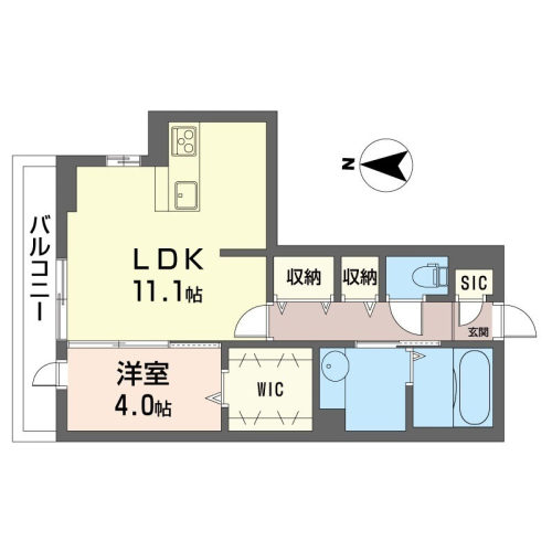 収納が多く魅力的な間取りですね