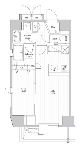 ペットと共に住める1LDKタイプ