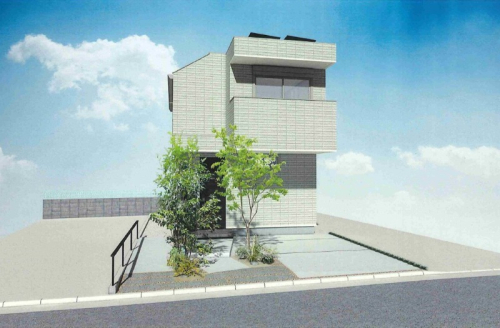 完成が楽しみな戸建物件です。