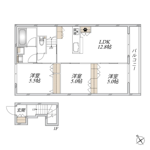【新築×ペット可】使いやすく需要が高い3LDKの間取り
