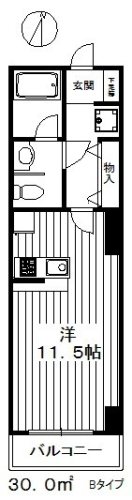 ゆったり使える間取り。設備も充実※反転タイプ