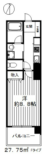 ゆったり使える間取り。設備も充実