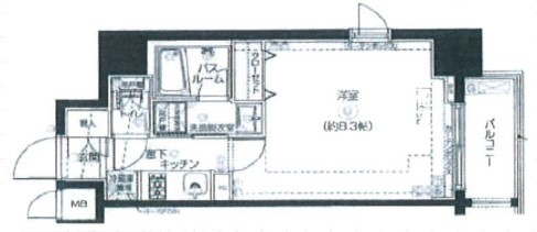 ZOOM新大久保の間取り図