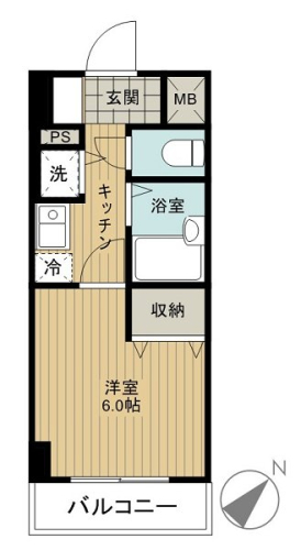 ドルチェ代々木の間取り図
