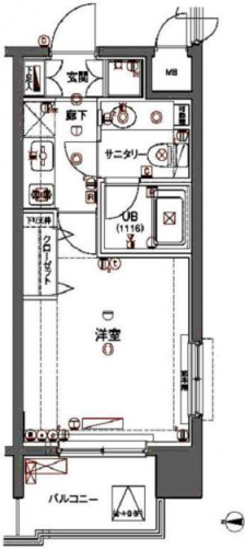 アクロス新宿の間取り図