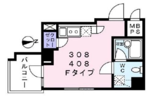 Navi新宿の間取り図