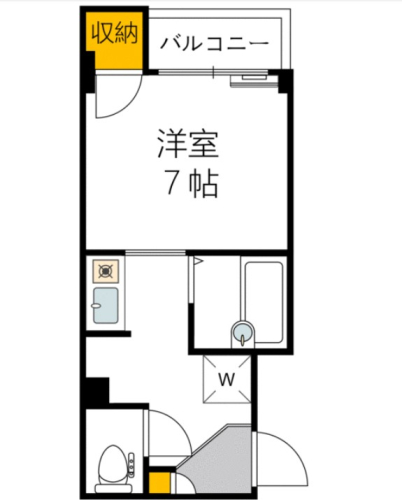 f shinjyukuの間取り図