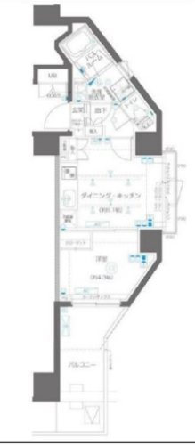 ZOOM高田馬場の間取り図