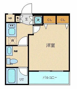 プレール・ドゥーク月島の間取り図