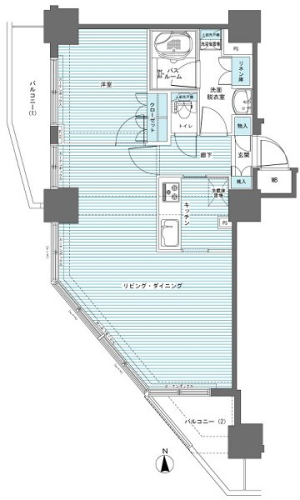 フェニックス西参道タワーの間取り図