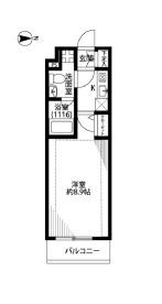 プレール・ドゥーク新宿中落合の間取り図