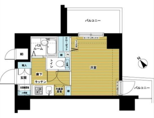 トーシンフェニックス代々木の間取り図