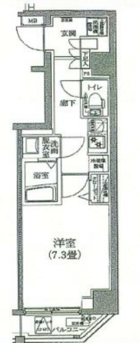 アイル イムーブル深川の間取り図