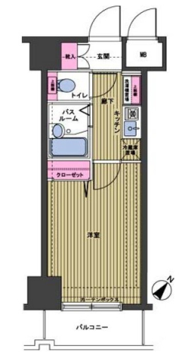 トーシンフェニックス日本橋三越前の間取り図