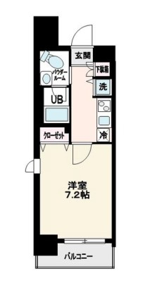 アプレシティ日本橋蛎殻町の間取り図