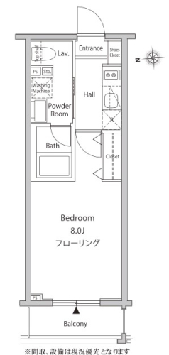 カーサスプレンディッド新宿御苑の間取り図