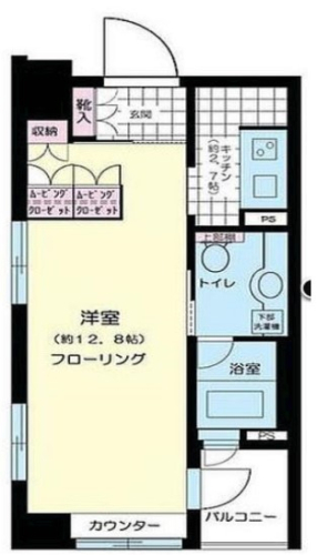 クオス銀座エスト・プルミエの間取り図