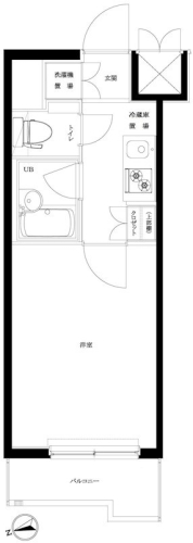 ルーブル北新宿の間取り図