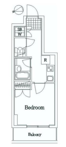 ルーブル野方弐番館の間取り図
