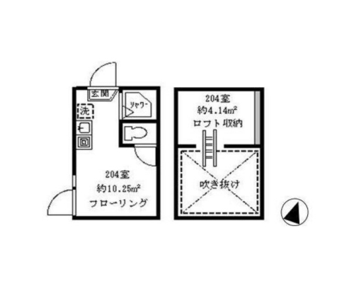 ソフィア　パラソルの間取り図