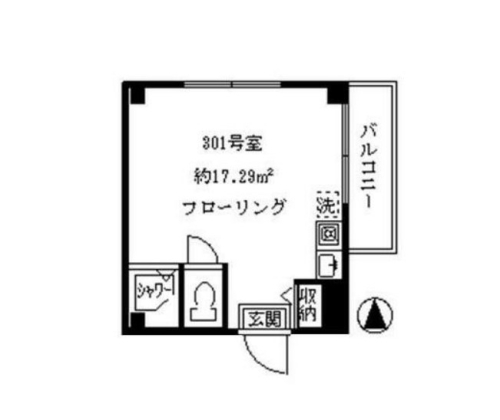 プレシャス中野の間取り図