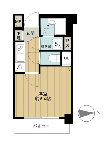 プレール・ドゥーク新宿の間取り図