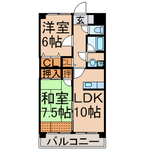 間取り図　※現状と異なる場合は現地優先