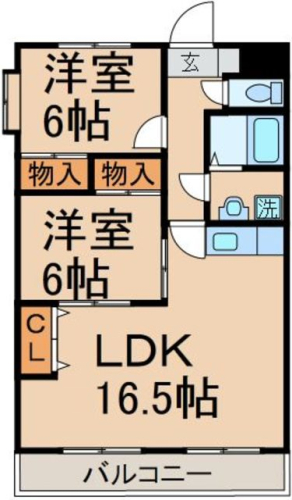 間取り図！2LDK!!