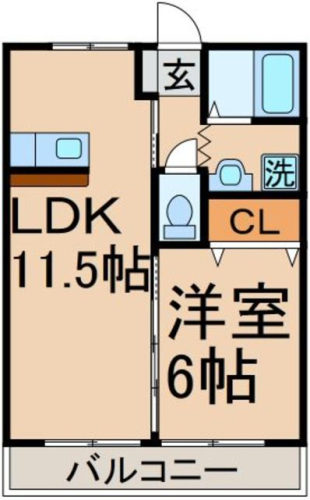 間取り図！1LDKにリノベーション!!
