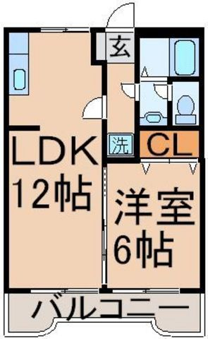 間取り図！1LDKにリノベーション！