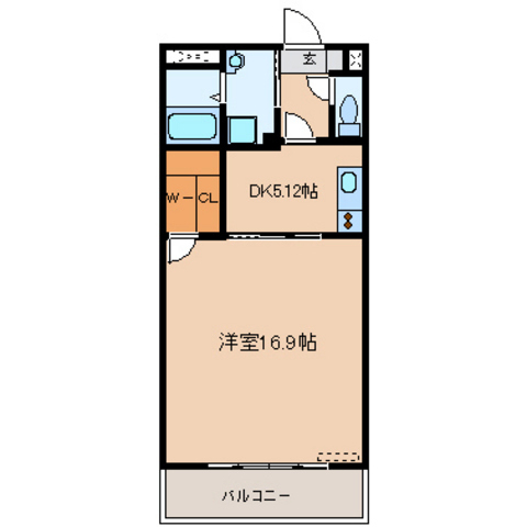 ゆとりの洋室16帖あります！