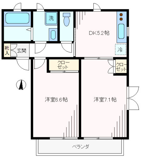 振分け２DK