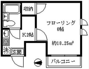 MULAN北新宿の間取り図
